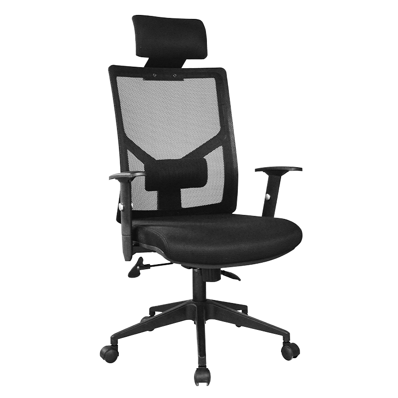 Ergonomic High Back Secretary Chair With Adjustable Armrest(W-9104A)