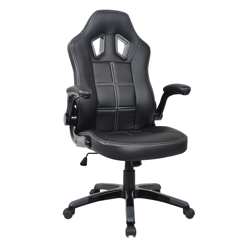 Flip Armrest Swivel Racing Game Chair(Y-2591)