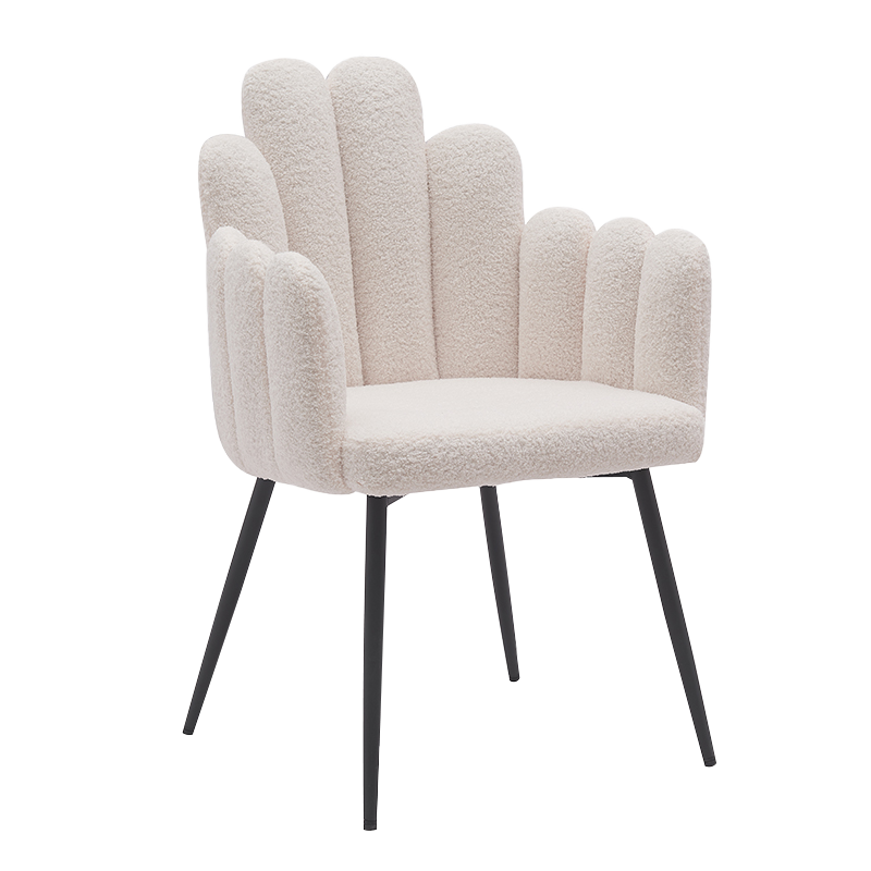 White Black Metal Legs Dining Room Chairs(Y-C14)