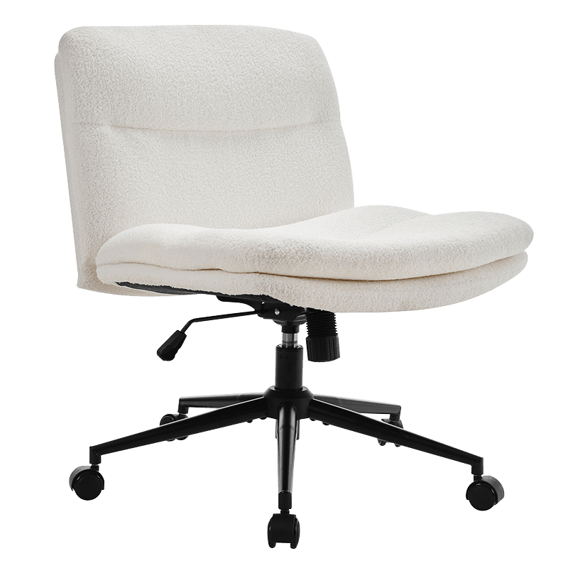 White Double Cushion Leisure Home Office Chair(Y-C55)